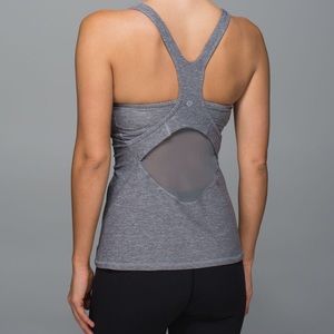 Lulu🍋Crossback Tank II | Size 6 | Heathered Slate